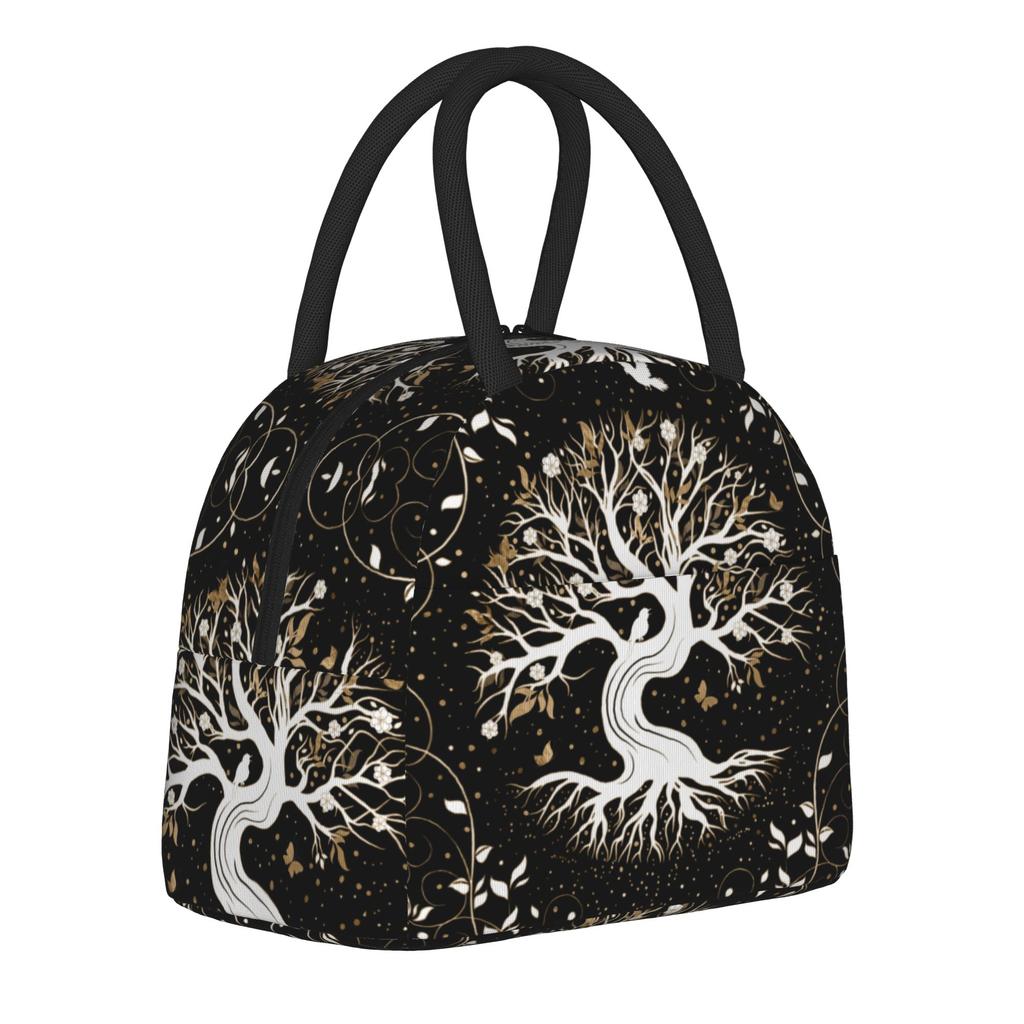 Tree of Life Insulated Lunch Bags Thermal Bag Reusable,Lunch Container Ragnar Lagertha Large Tote Lunch Box Food Handbags