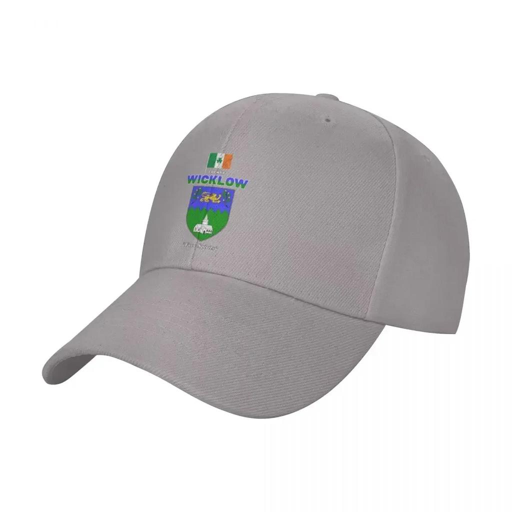 COUNTY WICKLOW IRELAND OFFICIAL CREST Baseball Cap Black Derby Hat Big Size Hat For Unisex Wounisexs