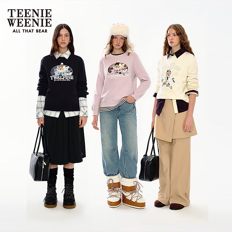 

Женский свитшот Teenie Weenie с вышивкой в виде медведя M