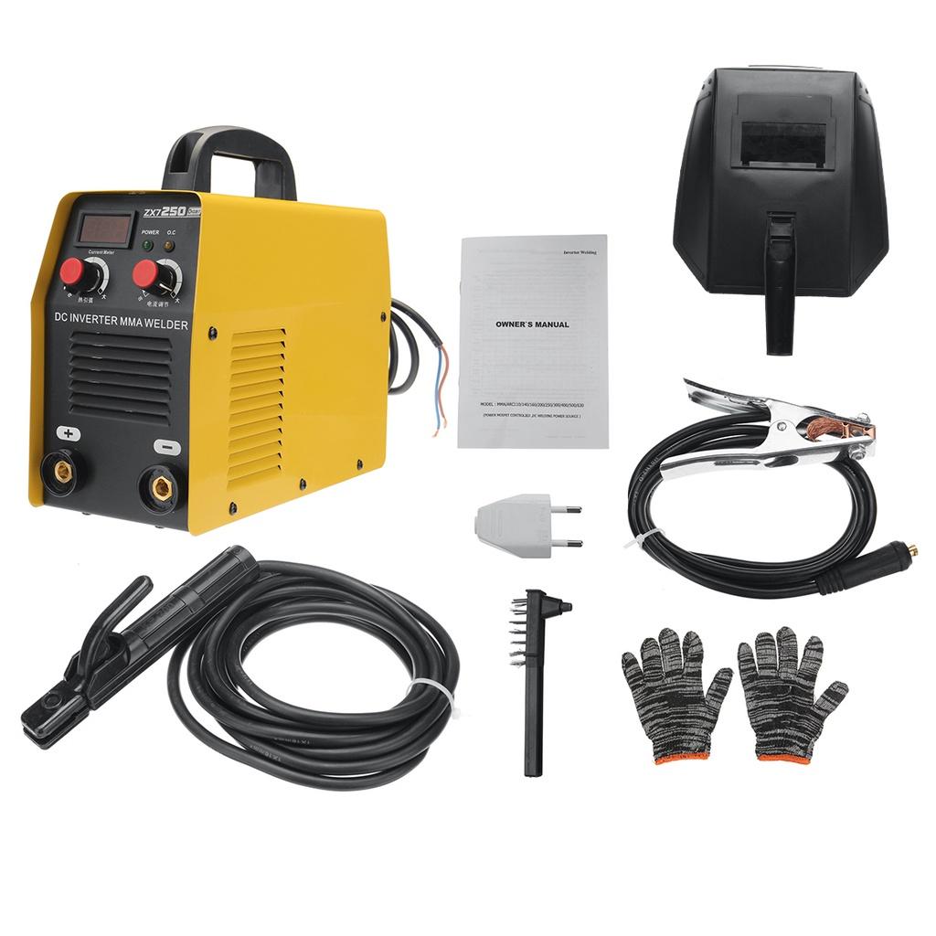 220V ZX7-250 250A IGBT Inverter Arc Mini Electric Welding Machine ARC MMA Stick Welder for DIY Welding Electric Working 4500W