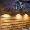 Solar Fence Light Outdoor Waterproof Wall Lamps Garden Energy Light Festoon Decoration LED for Garden Step Patio Stairs 1-12PCS
