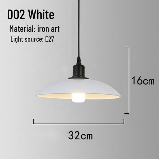 Retro Industrial Wrought Iron Pendant Lamp - Minimalist Style for Bars, Hotels, and Restaurants