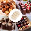 Canele Silikonform, 12-Kavitäten Mini Antihaft Canele Silikon Backkuchenform für Brot Muffin Spülmaschinenfest
