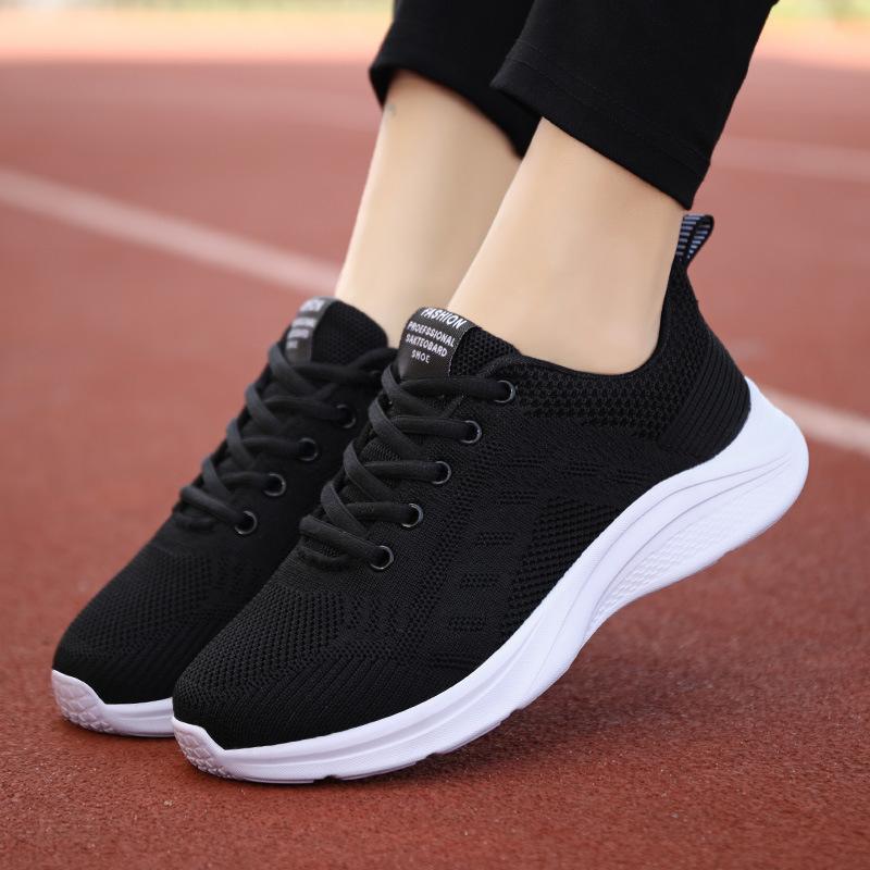 Neue Sportschuhe Frühling und Herbst Mesh atmungsaktiv leicht weiche Sohle super weich täglicher Freizeit-Pendel-Laufschuh