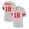 Ohio State Buckeyes 18 Harrison Jr. Basketball Jersey Mens Team Sports Uniform All