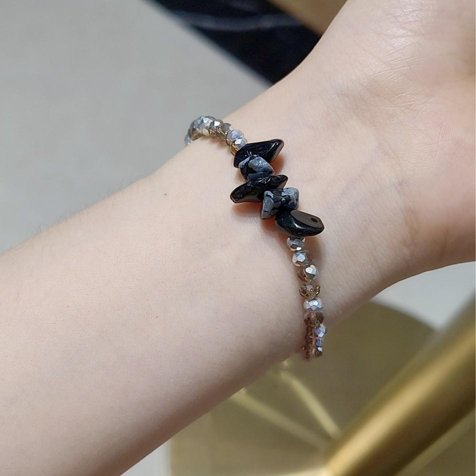 Summer-Ready: Chinese Ethnic Style Light Luxury Bracelet - Trendy and Versatile for Women