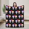 Rui Kamishiro Tsukasa Fleece Throw Blankets Singer Anime Blanket for Bed Outdoor Ultra-Soft Bedroom Quilt