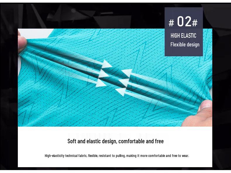 Women's Quick-Dry Mesh Printed Sports T-Shirt - Summer Round Neck, Short Sleeve, Sweat-Wicking, Ice Silk Fabric for Running & Fitness