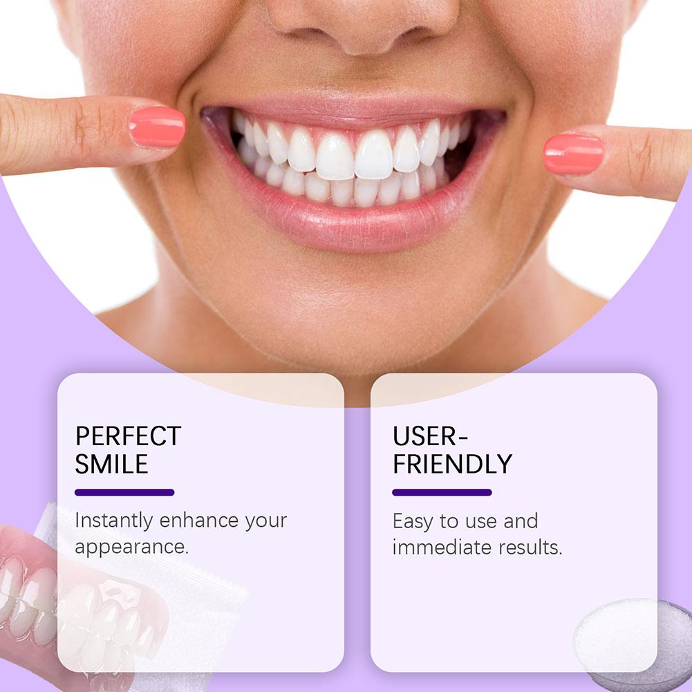 Silicone Denture Set Denture Silicone Reline Kit for Securing Upper and Lower Dentures Soft Denture Reline Kit for Men and Women