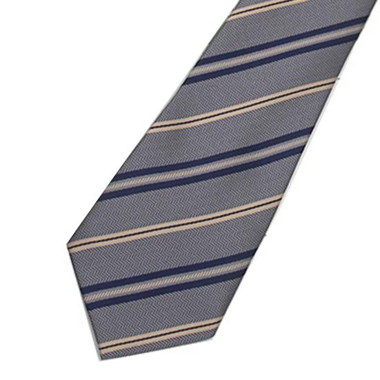 Adults Tie Striped Jacquard Pattern Adjustable Tightness Necktie Japanese Style Weddings Formal Events Uniform Accessory
