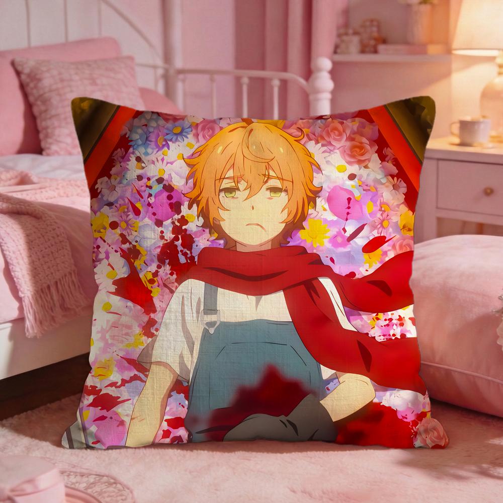 Angels Of DDeaths Anime Cushion Cover Premium Comfort Reversible Pillow Cove Two In One Design For Any Room  Car Interior