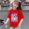Derpy Tiger Kpop Demon Hunters Shirt for Kids Baby Girl T-Shirt Cute Tiger Cartoon Clothes 2025 Hot Movie Print Soft