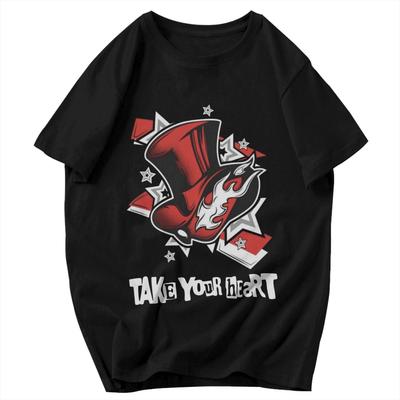 Men T Shirt Persona 5 Phantom Thieves Of Heart Gifts Y2K Graphic Anime Unisex Tops T Shirts