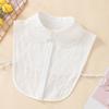 Women's Cloud Short Flow Comb Collar Fashion Versatile Jacquard Fake Collar Detachable Half Shirt Fake Collar