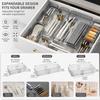 Adjustable Expandable Drawer Organizer Transparent Drawer Storage Bin Multifunctional Divider Box