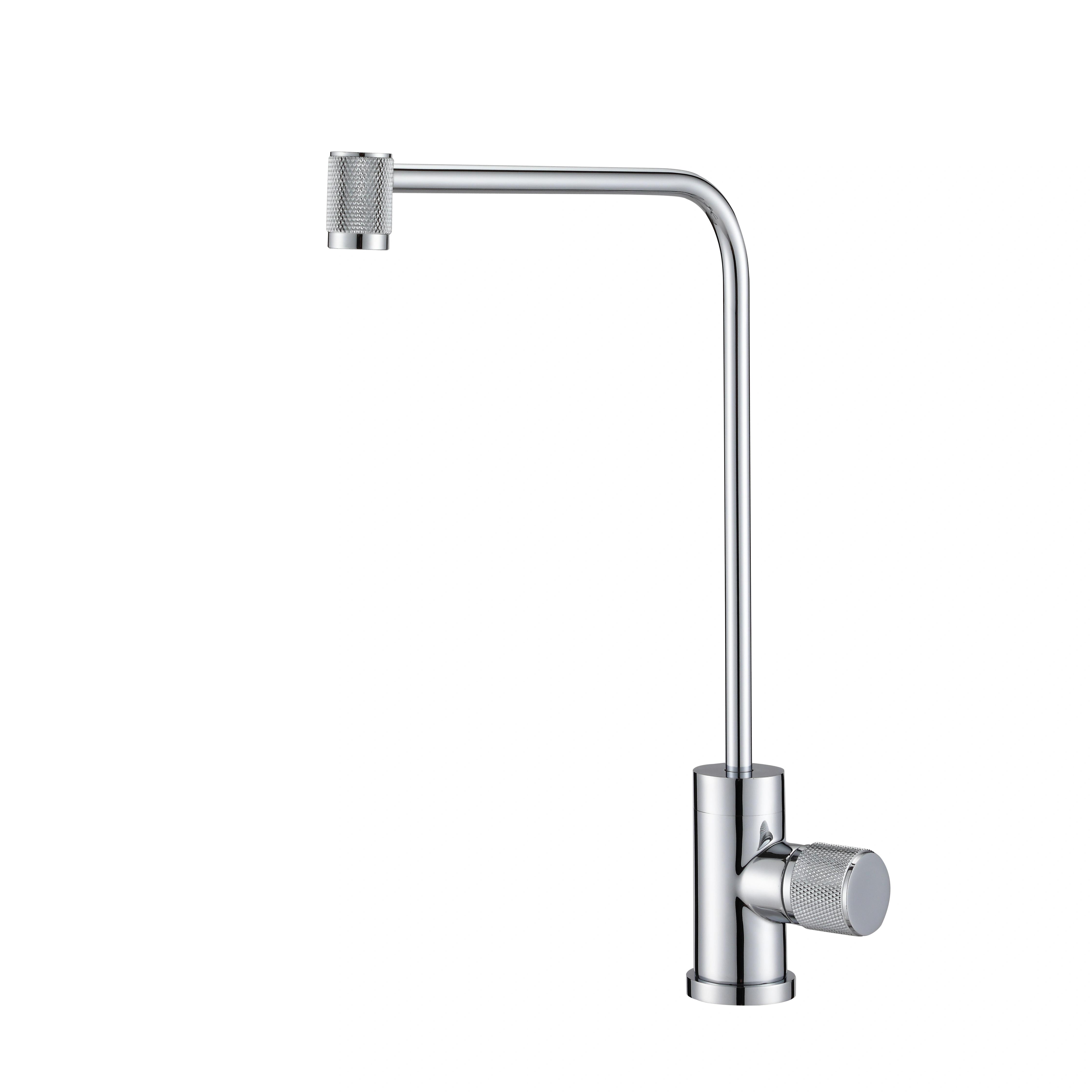 

Grey Direct Drinking Faucet Total Brass Sinle Lever Lead Free Kitchen Sink Tap Rotation Brush Gold Black Kitchen faucet