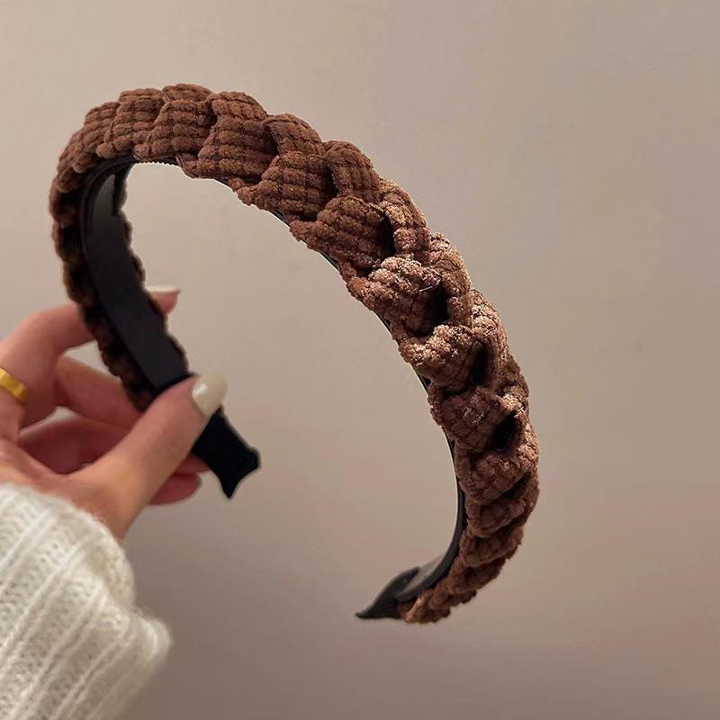 Headbands Style Simplicity Solid Color Weaving Pattern Womens Hair Accessories