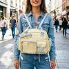 Neuer Y2K Süßer Itabag Comic-Ausstellung Rucksack mit großem Fassungsvermögen Süßes Mädchen Transparente Umhängetasche DIY Abzeichen Display Umhängetasche