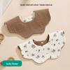 Korean Style 360° Waterproof Baby Bibs - Double-Sided Pure Cotton Gauze