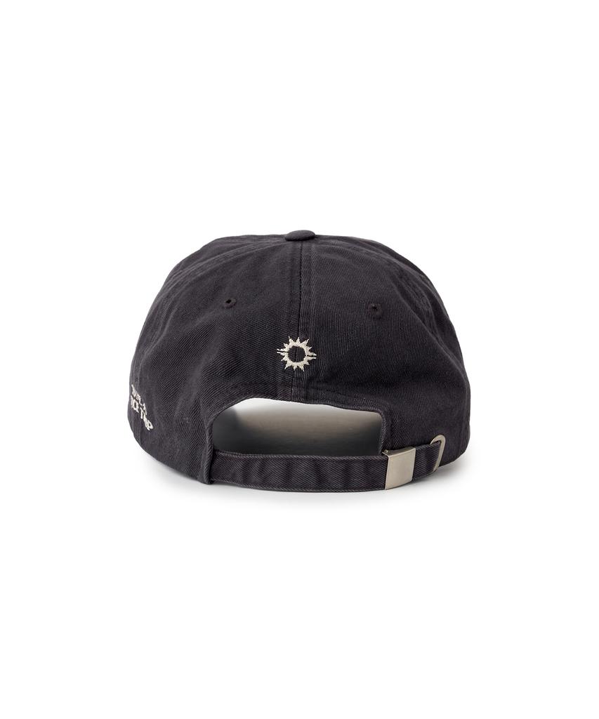 HELLO SUNRISE H Logo Cotton Ball Cap_Charcoal