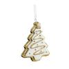 Christmas Hanging Decoration Glittery Angel Santa Claus Ornament Lightweight Xmas Decoration with Hanging Loop for Christmas Tree Door Mantel Decor