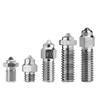 Bimetallic 3D Printer Nozzle HighTemperature Resist Wear Resistant For K1 Volcano/E3DV6/MK8/Neptune 0.4mm 0.6mm 0.8mm