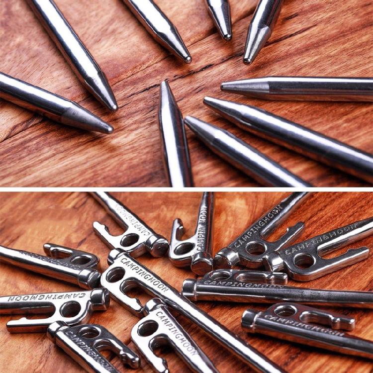Heavy Duty Tent Nail Camping Stakes Peg for Pitching Camping Tent Canopies