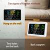 Intelligent WiFi Color Display Weather Stations With Indoor and outdoor Temperature Humidities Monitoring 5Day Weather Forecasts