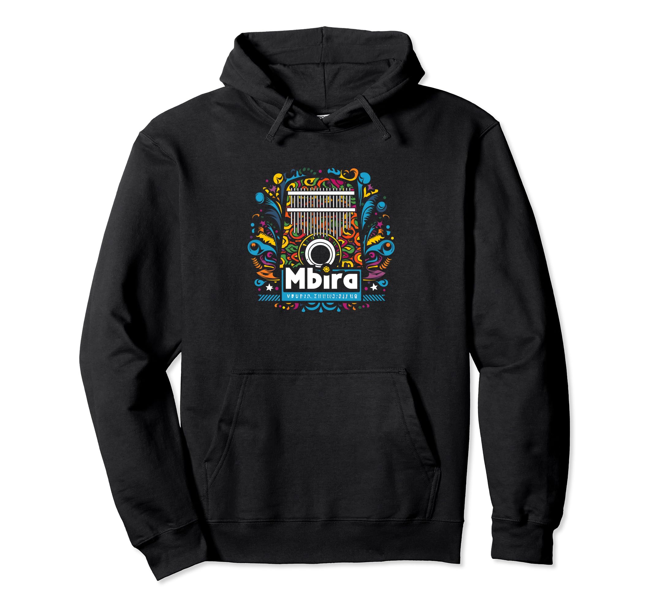 

African Mbira Kalimba Thumb Piano Music Lover Design Hoodie