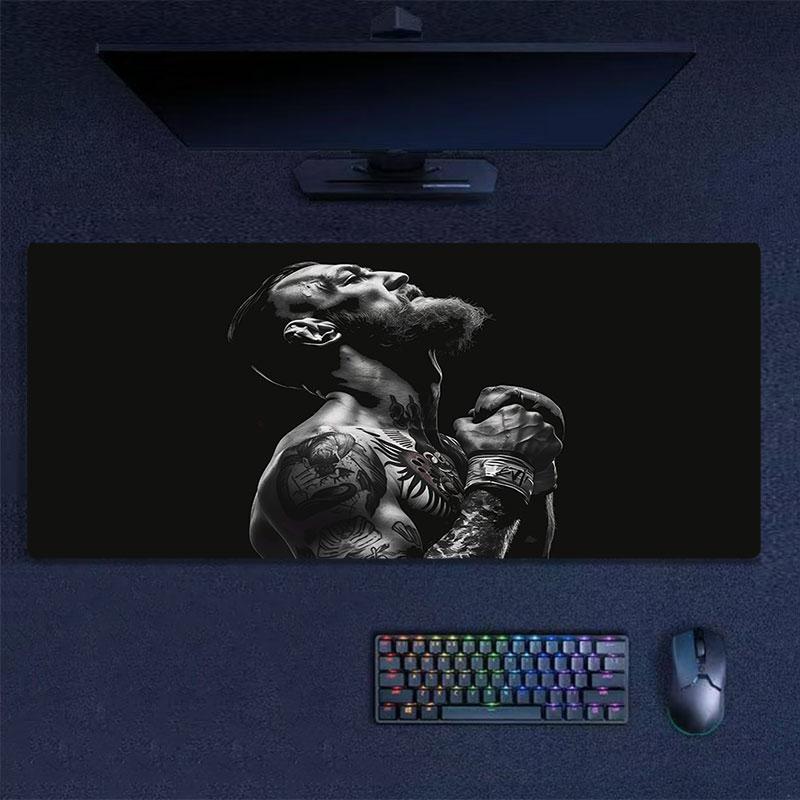 The Notorious Mouse Pad, Large Gaming Desk Mat, Non-slip XXL Mousepad for Laptop & Tablet, Mini PC Playmat with Stitched Edges