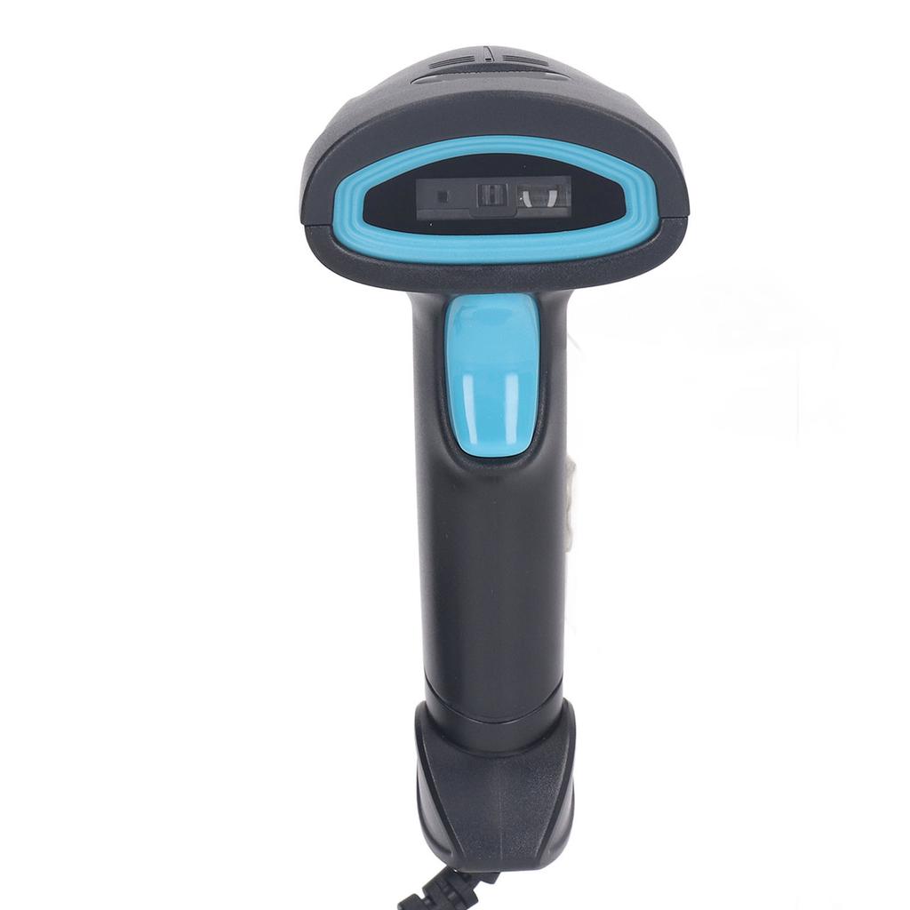 1D Barcode Scanner High Accuracy Fast Decoding Ergonomic USB Wired 1D Barcode Reader for Supermarket Warehouse