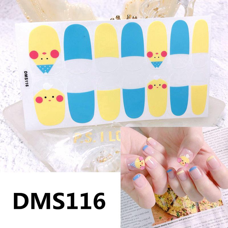 New Adorable Cartoon Expression Nail Stickers - Fun, Cute, No-Bake Design
