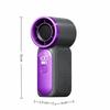 LED Display Desk Fan 100 Adjustable Settings Turbo Fan Portable Mini Handheld Fan  Outdoor