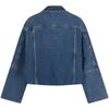 Calvin Klein American Vintage Lapel Thin Padded Denim Jacket Women jackets 47D725G