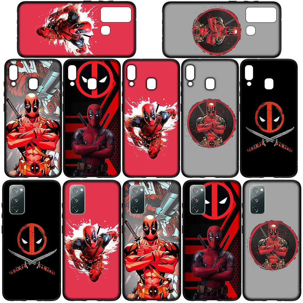 Phone Case for iPhone 17 16 15 Xiaomi Poco F8 F7 F6 X7 X6 M8 C85 C75 C71 Redmi Note 14 13 12 11 Pro Max A3 A4 14C 13C 15C Deadpool Comics Marvel Cover