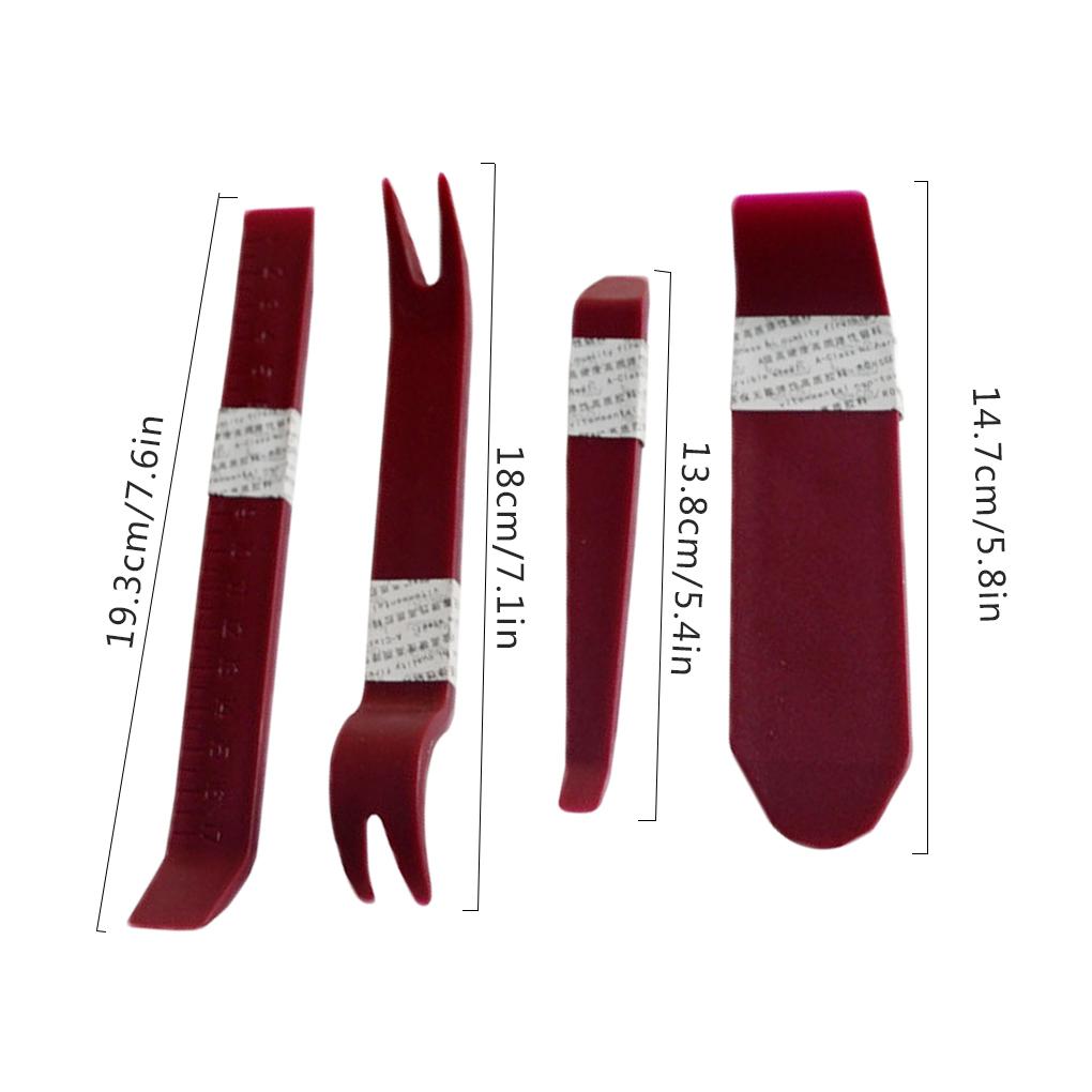 New 4\-Piece Interior Panel Removal Tools Car Audio Disassembly Plane Removal Tool Kit