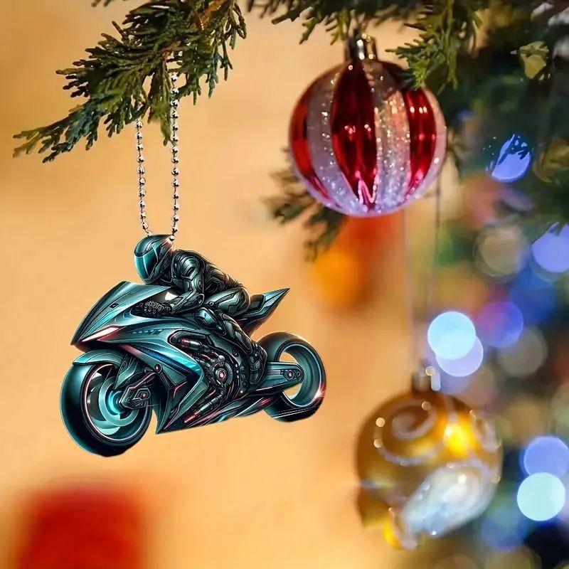 Delightful Motorcycle 2d Acrylic Car Decor Hanging Pendant For Home Vehicle And