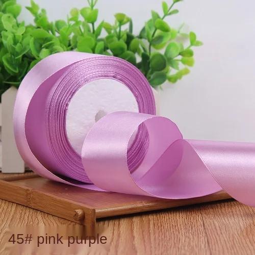 25Yards/Roll 6mm 10mm 15mm 20mm 25mm 40mm 50mm Silk Satin Ribbons for Gift Packing Christmas Party Decoration Fabric Crafts DIY