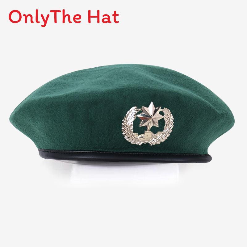 Marvel Logo Wool Beret Hat With Retro British Style And Uv Sunshade For Adults