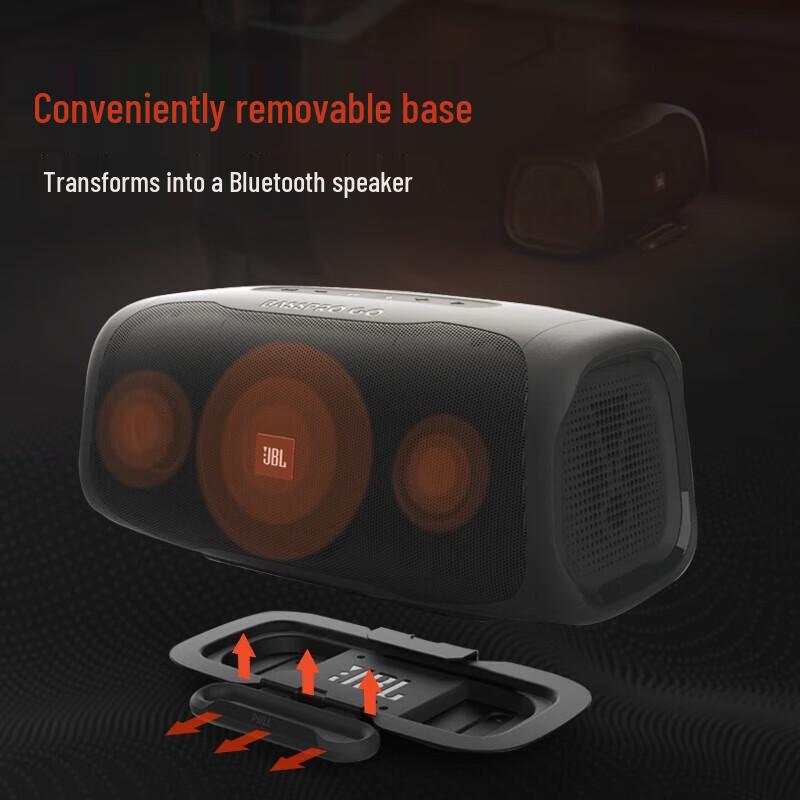 JBL BassPro GO Powered Car Subwoofer & Portable Bluetooth Speaker