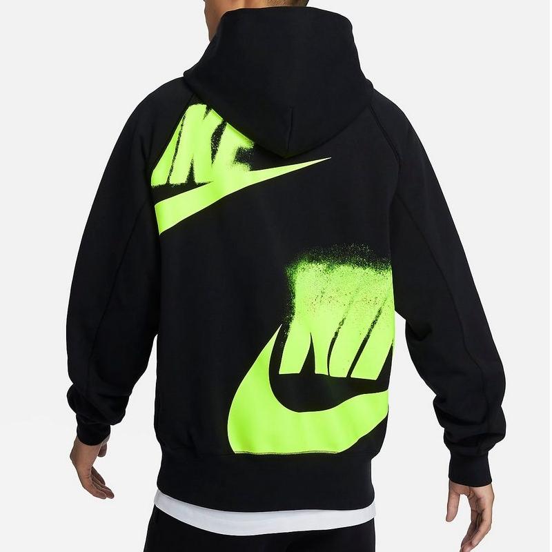 Nike Sportswear Logo Pullover Hoodie Men Hoodies Black HJ1465-010