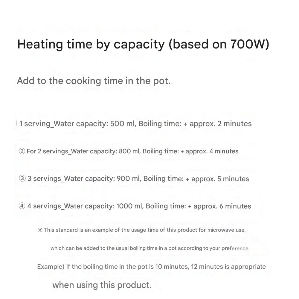 Japanese-made Microwave Pasta Boiling Maker
