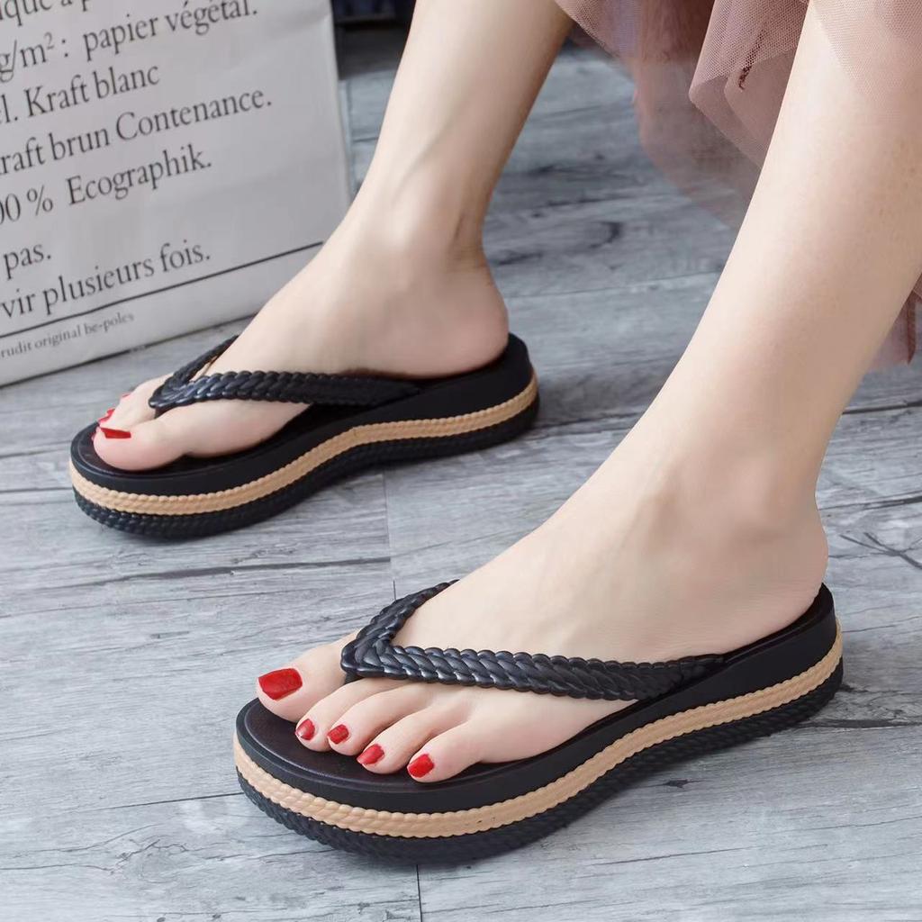 Flip-flops women's slippers women's summer sandals outer wear toe flip-flops fashion drag