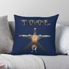 Toll Band Square Pillowcase Polyester Linen Velvet Pattern Zip Decorative Car Cushion Cover 45x45