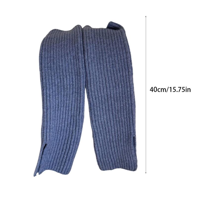 Acrylic Leg Warmers for Women Warm Soft Lightweight Long Socks Cold Weather Indoor Outdoor Activities