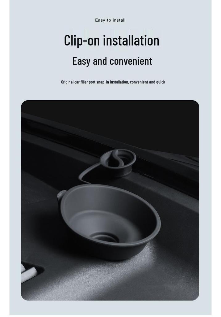 Tesla Model Y/3 Glass Wiper Water Refill Anti-Leak Funnel Accessory