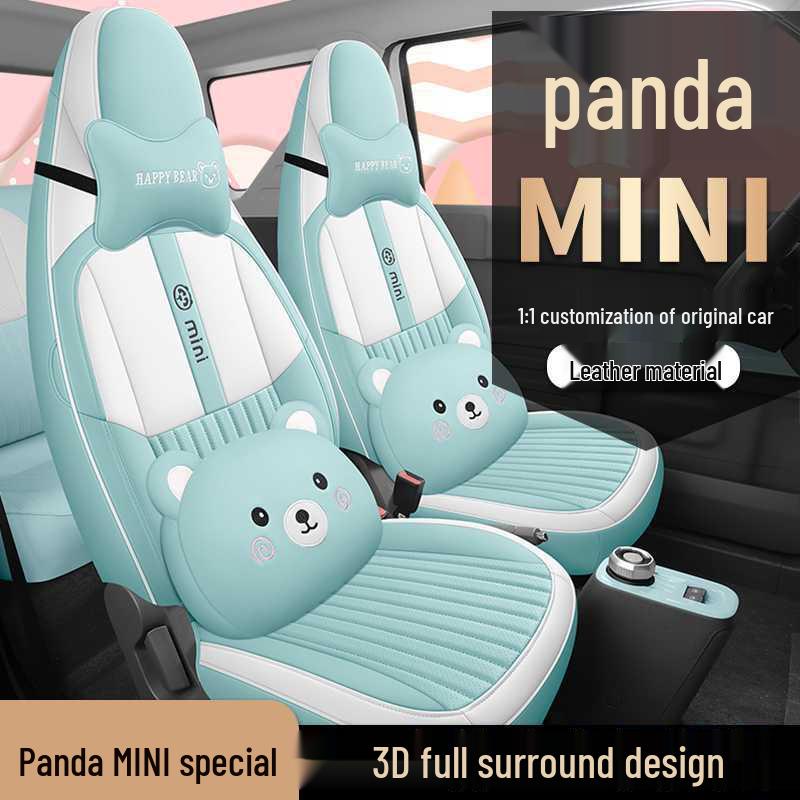 2025 Geely Panda Mini Seat Cushion: Endurance Bear Four-Season Leather Seat Cover