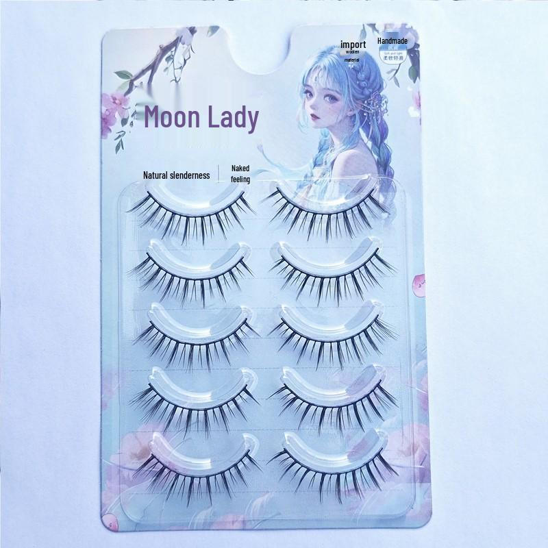

Yuejiao Niang B33 Dense Curled Hard Stem False Eyelashes for Dramatic Makeup – Ideal for Bridal, Daily, or Student Use