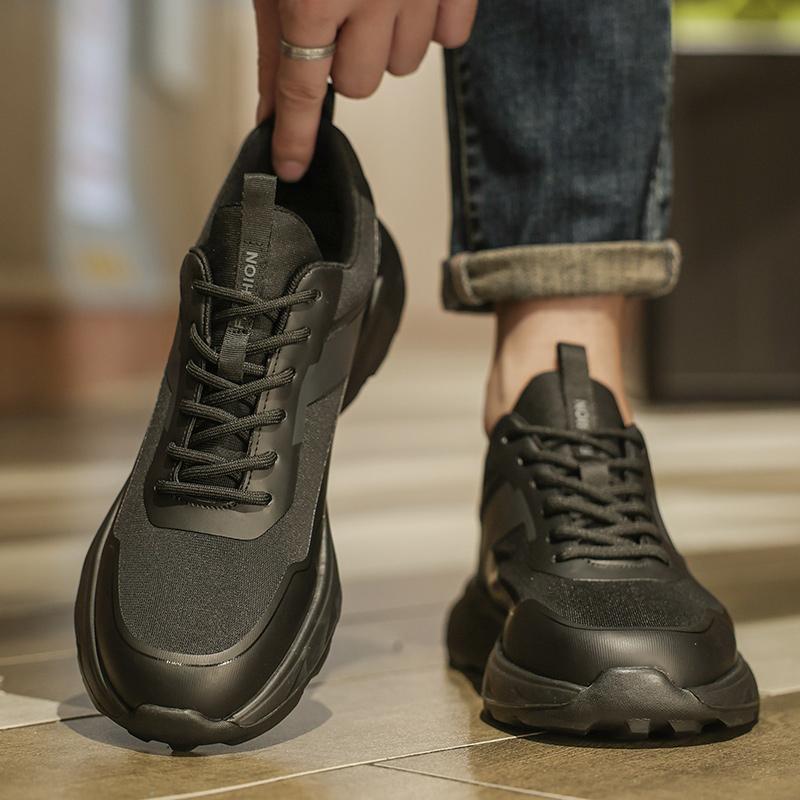 Fashion Versatile Fashion Trainers New Design Leisure Sneakers Training Tennis Shoes Genuine Leather Men's Walking Footwear Casual Shoes