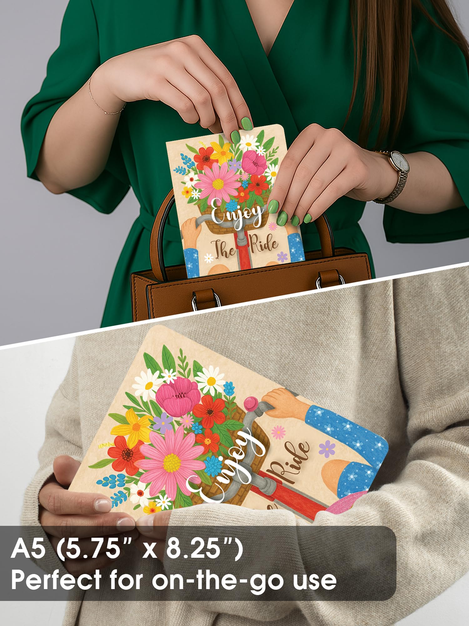 Doodle A5 Undated Planner Notebook  160 Pages (12-Month Planner + Notes), Soft Cover Journal With 80 Gsm Paper  Motivati A5